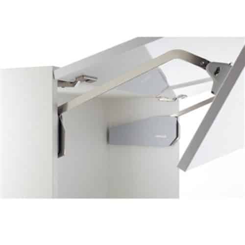 Ảnh bộ tay nâng FREE FOLD SHORT Hafele 493.05.901, trắng