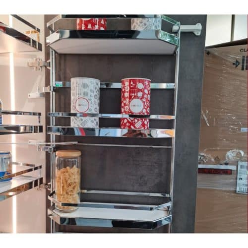 Bộ kệ đựng thực phẩm 6 tầng 450/1700mm TANDEM Hafele 545.94.612 6 Ảnh thực tế bộ kệ đựng thực phẩm 6 tầng 450/1700mm TANDEM Hafele 545.94.612