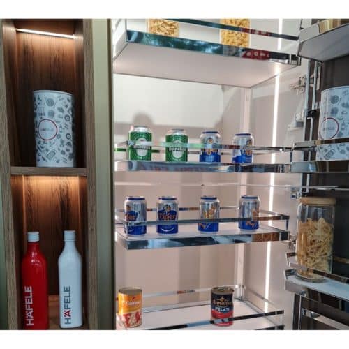 Bộ kệ đựng thực phẩm 6 tầng 500/1700mm TANDEM Hafele 545.94.632 8 Ảnh thực tế bộ kệ đựng thực phẩm 6 tầng 500/1700mm TANDEM Hafele 545.94.632