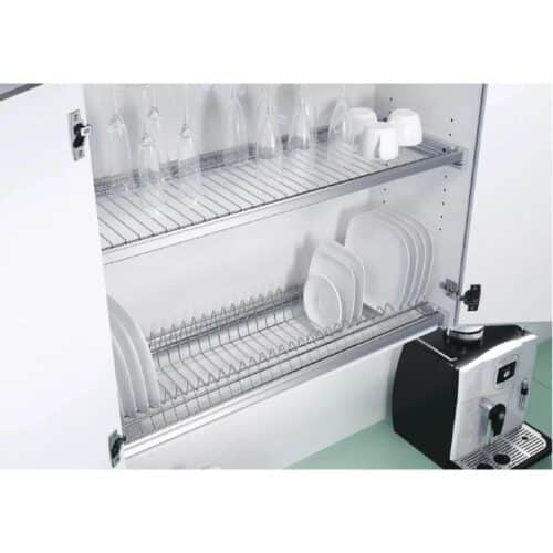 Ảnh thực tế khay up chén đĩa Hafele 544.01.027 inox, 564x263mm