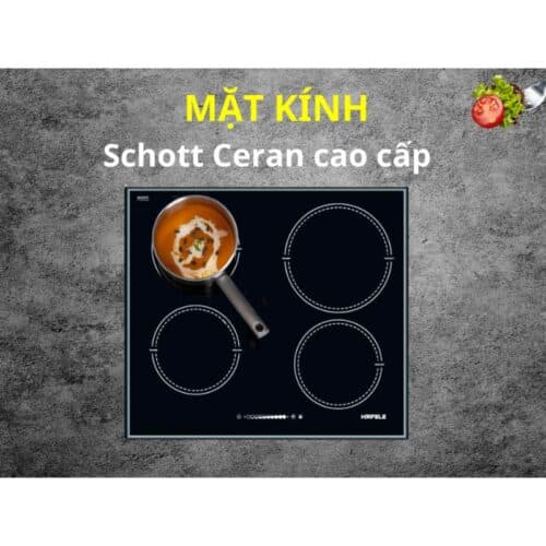 Mặt kính Bếp điện 4 vùng nấu Hafele 536.01.781