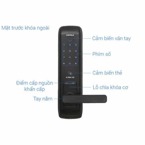 Chức năng khóa cửa điện tử Hafele EL7800-TCS 912.05.763