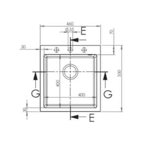 Chậu rửa chén bát Hafele HS G4650 565.84.561