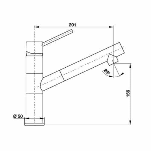Vòi rửa bát Hafele HF-C211I 569.15.211
