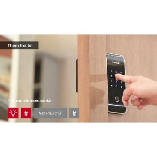 Lắp đặt Khóa cửa điện tử Hafele ER5100 912.05.319