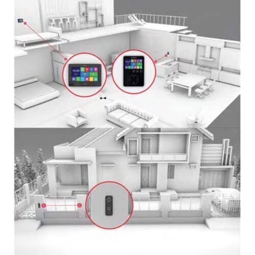 Lắp đặt Màn hình chuông cửa Hafele SVM-770 959.23.082