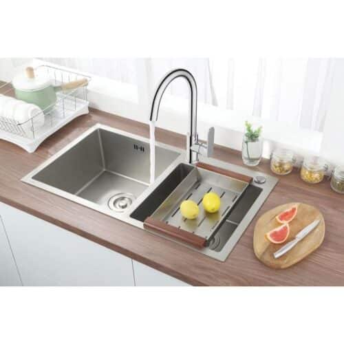 Vòi rửa bát inox Hafele HT19-CC1F255 570.52.281