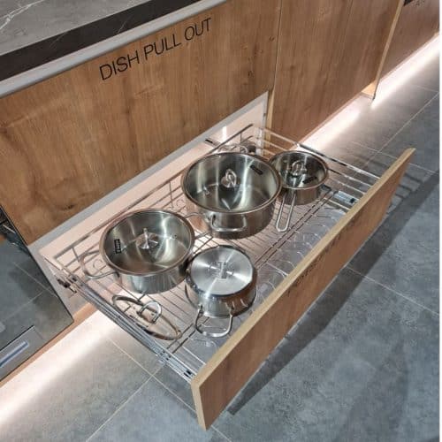 Ảnh thực tế bộ rổ xoong nồi CAPPELLA Cucina 549.08.027 Inox 304