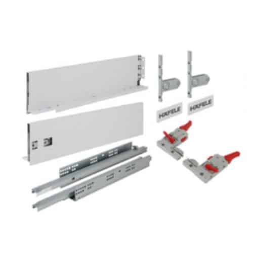 Ảnh thực tế ray hộp Alto-S chiều cao 120mm Hafele 552.35.775