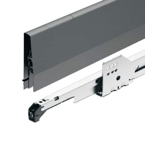 Bộ ngăn kéo Hafele 513.40.325 Matrix Box P50 VIS 16/92/1200/500mm xám đậm