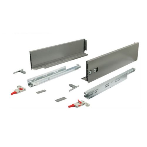 Cấu tạo ray hộp Hafele 552.35.355 Alto S PTO xám đậm H170/500mm