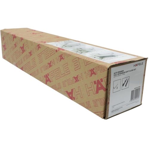 Đóng gói ray hộp Hafele 552.35.355 Alto S PTO xám đậm H170/500mm