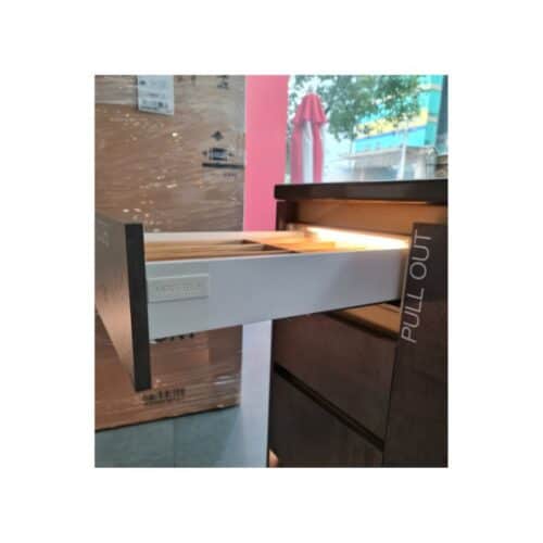 Ảnh Ray hộp Hafele 552.35.735 Alto-S X1 chức năng nhấn mở màu trắng