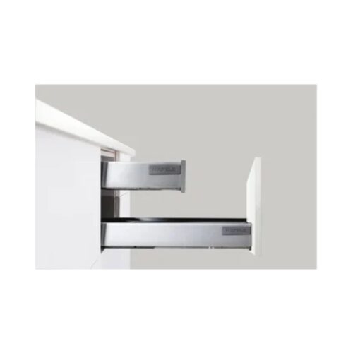 Ray hộp Hafele 552.03.085 Inner Alto âm giảm chần H84xD500mm xám đậm