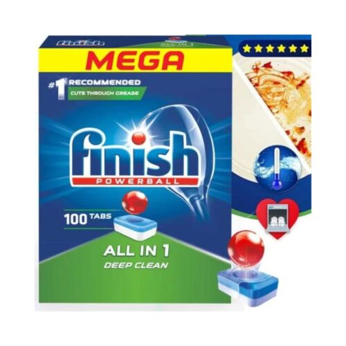 Viên rửa bát Finish All In One 100 viên