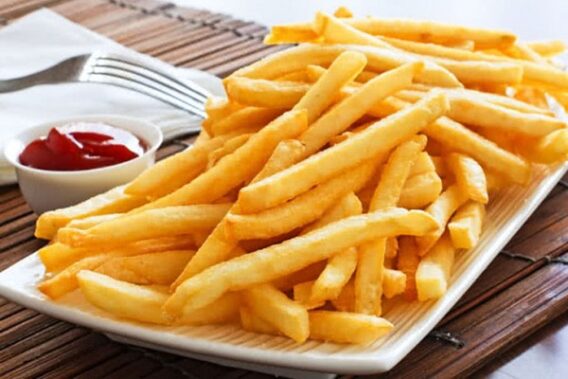 cách làm khoai tây chiên bằng nồi chiên không dầu