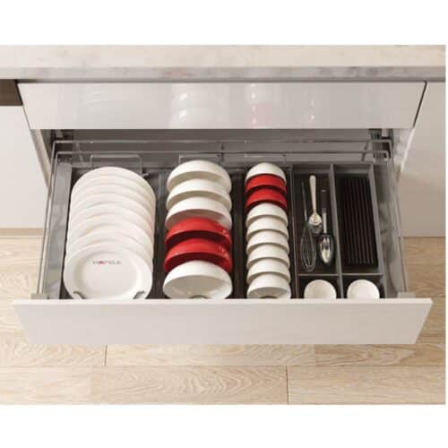 Ảnh thực tế bộ rổ bát đĩa Hafele Kason Flex 549.08.885 700mm