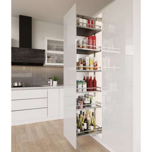 Ảnh thực tế bộ rổ kéo Hafele Kara Pull 595.80.803 400mm