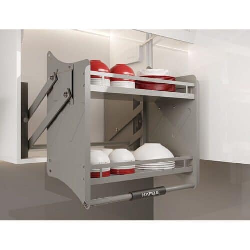 Ảnh thực tế bộ rổ nâng hạ Hafele Oria 504.76.705 700mm