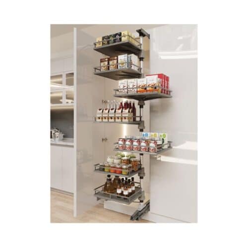 Ảnh thực tế bộ rổ xoay Hafele Kara Vario 595.82.805 6 tầng