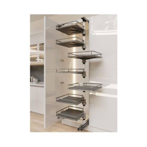 Ảnh thực tế bộ rổ xoay Hafele Kara Vario 595.82.805 6 tầng