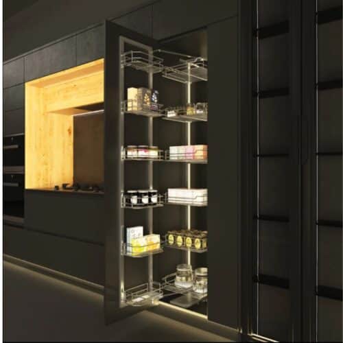 Ảnh thục tế tủ đồ khô cao 6 tầng Hafele Dolce 548.65.033