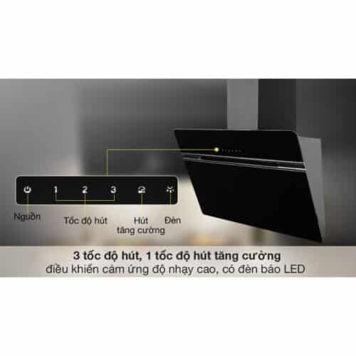 Bảng điều khiển Máy hút khử mùi gắn tường nghiêng Hafele HH WVG90A 535.82.203