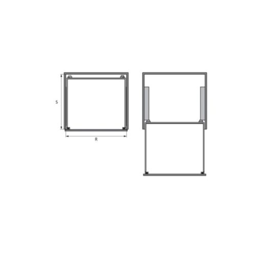 Bộ rổ bát đĩa Hafele 549.08.003 600mm
