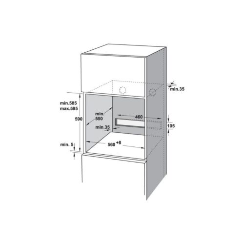 Thiết kế của Lò nướng Hafele HSO-8T72A