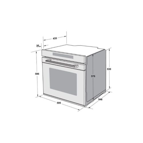 Thiết kế của Lò nướng Hafele HSO-8T72A