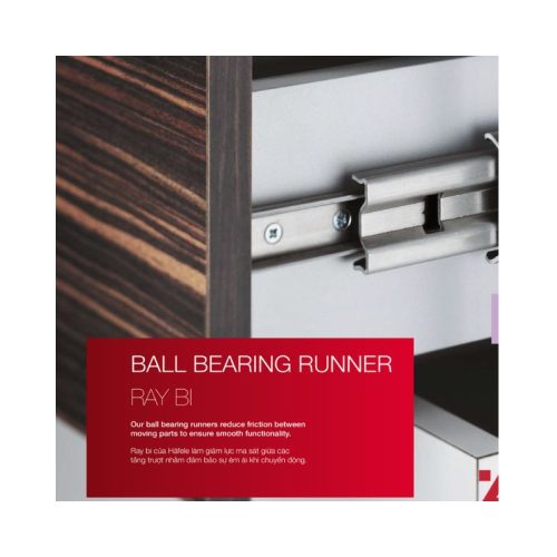 Ảnh của ray bi nhấn mở 300mm Hafele 494.02.081