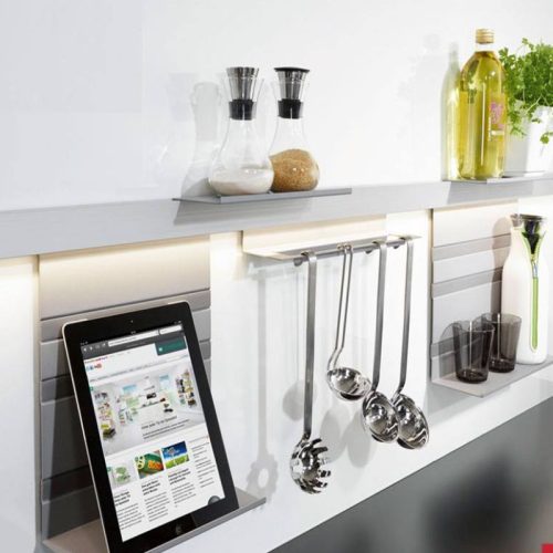 Hình ảnh thanh nhôm gắn tường dài 900mm Hafele 521.00.009