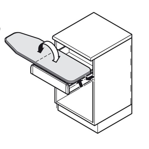 Kích thước Phụ kiện bàn ủi Hafele 568.60.964