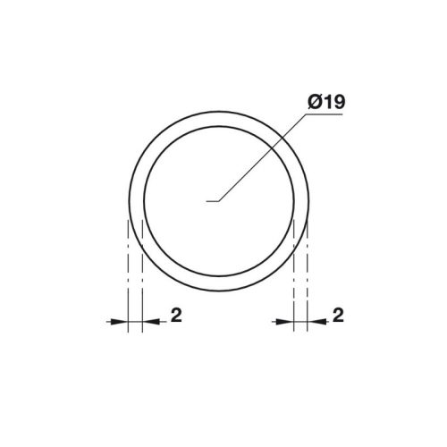 Thiết kế của thanh treo phòng tắm kính Hafele 981.74.000