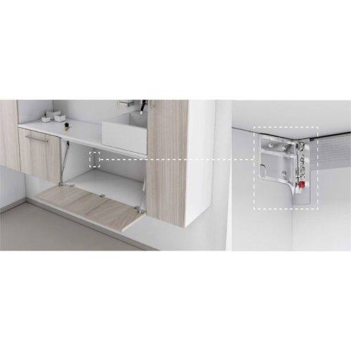 Vị trí lắp đặt bas treo tủ tường bên phải Hafele 290.41.920